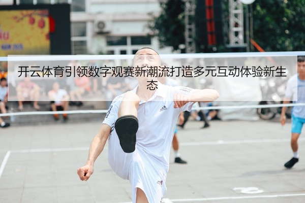 开云体育引领数字观赛新潮流打造多元互动体验新生态